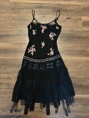 EUC VINTAGE SUE WONG MINI DRESS